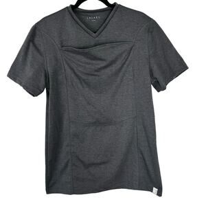 Lalabu Dad Shirt Baby Carrier Kangaroo Shirt Babywearing V Neck Gray Size Large